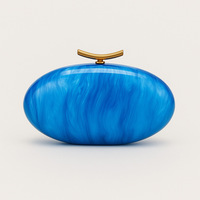 Sac à bandoulière et pochette pour femme, nouveau style 2026, en acrylique et coton, forme coquille irrégulière, avec fermoir magnétique, pour mariage et soirée