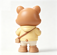 Figurine d'art personnalisée en forme d'écureuil, statue de personnage de dessin animé en PVC et ABS, fabrication OEM en Chine, figurine personnalisée pour la vente en gros de produits de marque