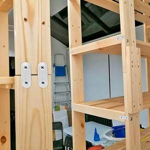 Supports de renfort droits plats en acier inoxydable réparant le connecteur de support de fixation de réparation de plaques de jonction - Product Image 4