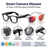 Lunettes Intelligentes Technologiques 1300w Pixels Rechargeables avec Reconnaissance d'Image WiFi, Étanchéité IPX-5 et Assistant IA