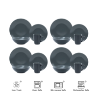 Paquet promotionnel de septembre ensemble de vaisselle de cuisine ensemble de vaisselle domestique élégant et haut de gamme compatible avec le four à micro-ondes