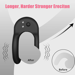 Penis halka horoz halka erkekler için vibratör yetişkin oyuncak ereksiyon seks, cinsel stimülasyon uzun ömürlü güçlü yetişkin çift seks oyuncakları - Product Image 3