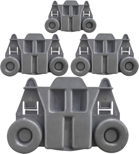 Roues de <span class=keywords><strong>lave</strong></span>-<span class=keywords><strong>vaisselle</strong></span> W10195416, roues inférieures résistantes à la rouille, compatibles avec le modèle W10195416v W10195417 - Product Image 1