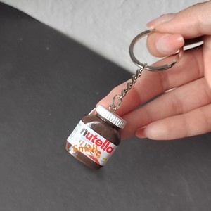 Chaîne de sac légère en résine en forme de pot de <span class=keywords><strong>Nutella</strong></span>, édition commémorative style coréen, <span class=keywords><strong>marque</strong></span> SM - Product Image 4