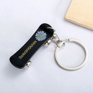 Creative Hip-Hop Style Car Bag Pendant Holiday Gift Personalized Daisy Scooter Metal Keychain - Product Image 1