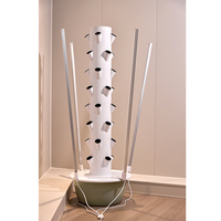 Systèmes de Jardinage Vertical Hydroponique en Tour, Système de Tour Hydroponique Intérieur avec Éclairage LED