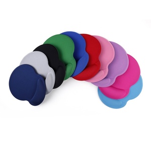 Custom Color Logo Shape Non-Slip Base <b>Silicone</b> Ergonomic Mouse <b>Pad</b> with Wrist Rest Support Cushion for Office Computer Laptop - Product Image 3