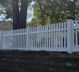 Cerca cotada em pvc cerca de segurança rodoviária em pvc cerca de piquetes em pvc