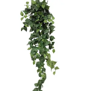 Pianta di simulazione del rattan d'attaccatura della parete della decorazione della parete della pianta della pianta del rattan della decorazione verde artificiale del tubo della vite