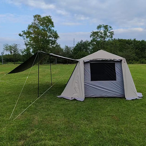 Tente de camping familiale automatique pour 4-6 personnes, imperméable, toit en PU2000MM, double couche, tissu Oxford quatre saisons - Product Image 2