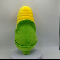 Pabrik OEM/ODM Uyeah CE/EN71, Boneka Jagung Kuning Lucu Custom, Bantal Boneka Kartun Isi Kapas Lembut, Hadiah Bermerek