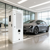 Nueva Estación de Carga Comercial para Vehículos Eléctricos 240-400kW CCS2 Gun OCPP 1.6J, Solución de Estacionamiento para Flotas con Conector Dual Independiente TA-DC-FX