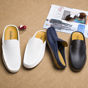 <span class=keywords><strong>Mocassins</strong></span> pour hommes, nouvelles sandales en cuir souple respirantes à la mode - Product Image 6