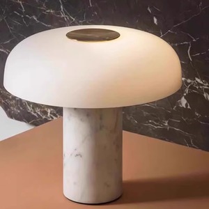 Marble Table <b>Lamp</b> <b>Led</b> Touch Control Bedside Night <b>Light</b> For Bedroom Living Room Nordic Minimalist Design - Product Image 4