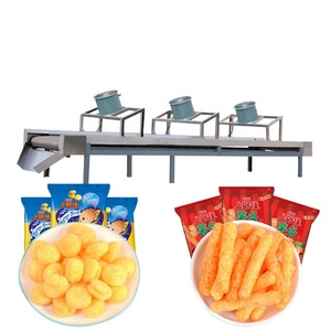 Línea de Producción de Snacks Inflados y Alimentos para el Tiempo Libre, Máquina Procesadora de Snacks de Maíz Inflado - Product Image 4