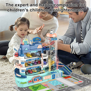 Système de stationnement de voitures électrique multi-niveaux personnalisé, assemblage en <span class=keywords><strong>plastique</strong></span>, <span class=keywords><strong>jouet</strong></span> de <span class=keywords><strong>garage</strong></span> pour enfants, stationne les voitures avec des fonctions de contrôle - Product Image 6