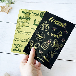 Diseños personalizados impresos A4 A5 A6 tamaño vinilo adhesivo impermeable mate Kiss Cut niños pegatinas hojas para negocios - Product Image 6