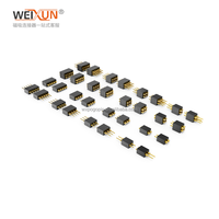 Source Factory 22pin Resorte de carga Eyector Pin 3a Corriente 1,27mm Espaciado Pogopin Inyección directa