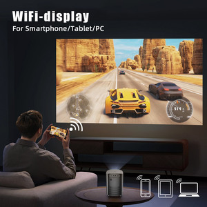 BYINTEK X20 проектор для обучения дома, 4K, светодиодный мини-карманный ЖК-проектор, Wi-Fi, перезаряжаемый портативный проектор - Product Image 4