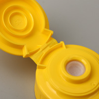 Bouchon à clapet en silicone noir à double paroi en plastique PP 33/400 pour bouteilles souples