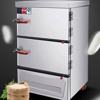 Cuiseurs à vapeur électriques/gaz commerciaux, cuisson à la vapeur des aliments, machine de streaming de cuisine commerciale en acier inoxydable