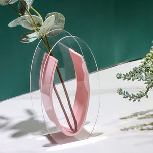 Personalizado Atacado Preço De Fábrica Acrílico Cristal Vaso Flor Decorativa Mesa Home Decor - Product Image 3