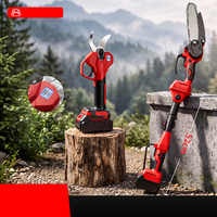 3,0 cm snoerloze snoeischaar 6 inch elektrische kettingzaag snoeizaag borstelloze tuingereedschapset met LCD-scherm voor het snoeien van bomen