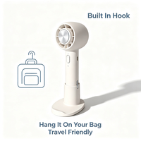 Ventilateur portable d'extérieur étanche avec lumière, compresse froide suspendue, mini-refroidisseur électrique USB rechargeable pour voiture