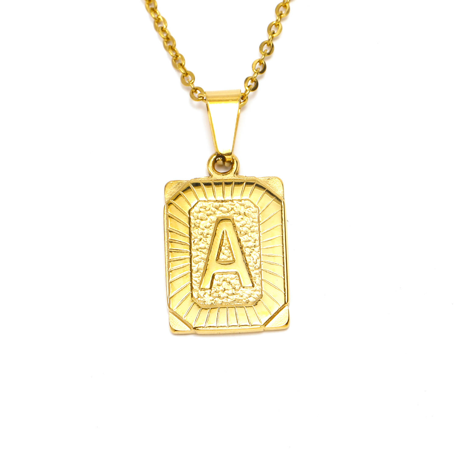 Gold letter A