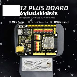 Carte de développement KEYESTUDIO ESP32 PLUS pour <span class=keywords><strong>Arduino</strong></span> compatible <span class=keywords><strong>UNO</strong></span> R3, câble <span class=keywords><strong>USB</strong></span> inclus - Product Image 2