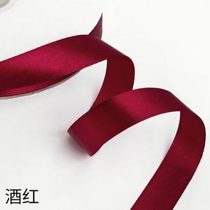 2.5cm Width <b>Large</b> Handmade <b>Bows</b> Floral Designs Pure Color Polyester Ribbon Roll Hair Accessories Baking Packaging Christmas - Product Image 5