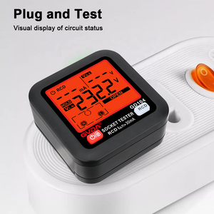 GVDA GD104 presa Tester Pro tensione Test LCD presa presa digitale rilevare EU spina Ground <span class=keywords><strong>Zero</strong></span> linea spina controllo fase polarità - Product Image 3