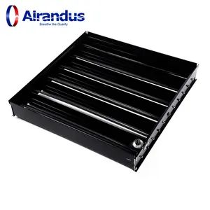 Airconditioning Ventilatie Aluminium Subframe Spiraalvormige Kanalen Tegenover Bladgrille Demper