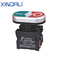 Interrupteur d'équipement à double bouton poussoir électrique XDL22-CBW8365 avec voyant lumineux LED IP65