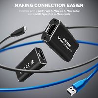 Carte de capture vidéo 4K Hardrock WS-02 en métal avec connexions HDMI et USB, moule privé, certifiée ROHS/FCC/CE