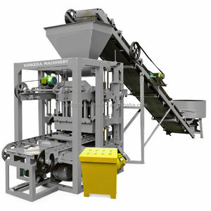 Macchinario per la Produzione di Mattoni QT4-26, Macchina Semi-Automatica per Blocchi, Ideale per Piccole Imprese - Product Image 3