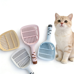 พลั่วตักอุจจาระสัตว์เลี้ยงพลั่วตักทรายแมวพลาสติกมีรูเล็กๆพลั่วเหมืองมูลสัตว์20L พื้นที่ด้านในพลั่วตักทรายแมว - Product Image 2