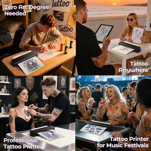 Marklife X8 A4 nhiệt Tattoo <span class=keywords><strong>Stencil</strong></span> máy in xách tay cho các nghệ sĩ Tattoo cửa hàng & Nguồn cung cấp trong kho - Product Image 6