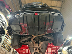 9 y0.2 auto Segmental FD stile segmentato paraurti anteriore Splitter per Porsche Cayenne Suv coupé diffusore labbro anteriore - Product Image 6