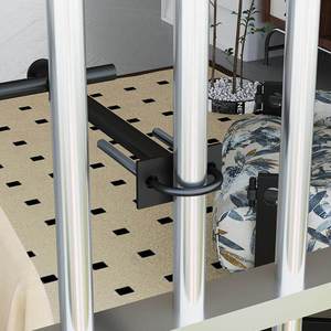 Barre de séchage de vêtements antivol avec filet de protection, <span class=keywords><strong>pour</strong></span> usage domestique intérieur, <span class=keywords><strong>sans</strong></span> <span class=keywords><strong>perçage</strong></span>, simple, <span class=keywords><strong>pour</strong></span> balcon, cadre de fenêtre, <span class=keywords><strong>baie</strong></span> <span class=keywords><strong>vitrée</strong></span> Tg74510 - Product Image 3