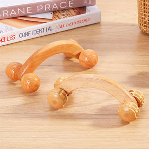 Outils de massage en bois personnalisés en gros, rouleau manuel pour le massage <span class=keywords><strong>des</strong></span> épaules, du cou, de la taille, du visage, produits de massage <span class=keywords><strong>des</strong></span> <span class=keywords><strong>pieds</strong></span> - Product Image 3