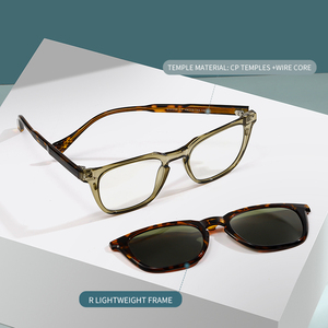 Vente en gros <span class=keywords><strong>de</strong></span> lunettes <span class=keywords><strong>de</strong></span> <span class=keywords><strong>vue</strong></span> légères à prix bas avec montures TR, clips magnétiques pour lunettes <span class=keywords><strong>de</strong></span> soleil avec verres polarisés UV400, fabriquées en Chine - Product Image 5