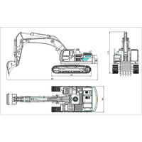 JDM 106 V2 1/14 Model Truk Excavator Hidrolik Logam Rakitan Dengan Remote Kontrol Radio I6S Mainan Hobi Konstruksi