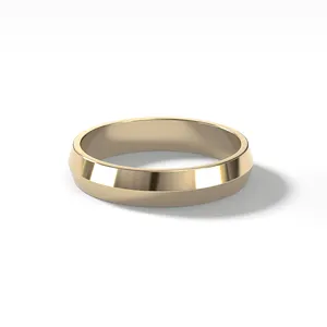 Gemnel Groothandel Fijne Sieraden Goud Vermeil Fashion 925 Sterling Zilveren Boter Mes Rand Ring Voor Vrouwen