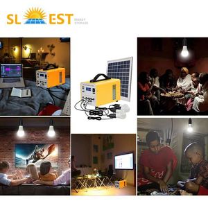 납축전지 태양광 에너지 시스템 (전구 포함) 가정용 조명 휴대폰 충전기 야외용 태양광 패널 포함 파워 스테이션 - Product Image 6