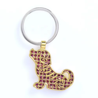 Porte-clés en métal émaillé souple, gravé sur mesure, avec logo multi-styles, trophée rotatif, arc-en-ciel, pour cadeaux promotionnels et souvenirs