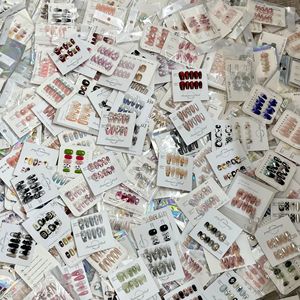 <span class=keywords><strong>Uñas</strong></span> Postizas Hechas a Mano, Resistentes y Reutilizables, Diseño Cuadrado para Aplicación en Dedos, Caja Sorpresa, Venta al por Mayor - Product Image 1