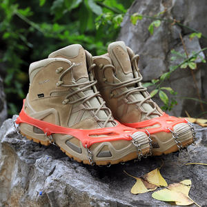 Crampones de 8 Dientes para Senderismo, Talla M L, Acero al Manganeso, Equipo para Caminatas en Nieve y Hielo - Product Image 3