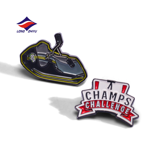 Pin de Esmalte Metálico Fundido <span class=keywords><strong>a</strong></span> Presión con Logotipo Personalizado, Broche de Solapa de Diseño, Pin de Esmalte Suave para Club, Insignia para <span class=keywords><strong>Equipo</strong></span> - Product Image 4