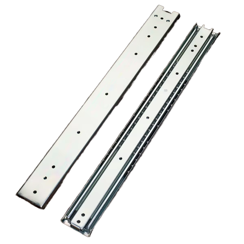 Best Selling Durable Full-Extension 3 Fold Hardware Furniture Soft Close 53mm Drawer Sliders  for Kitchen Board